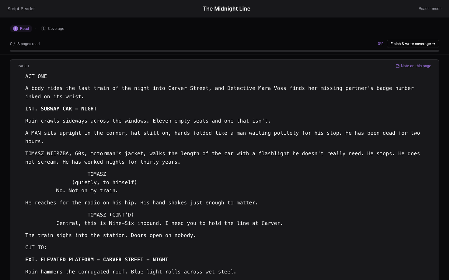 Script Reader